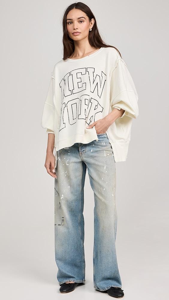 Free People Graphic Camden Sweatshirt | Shopbop Product Image