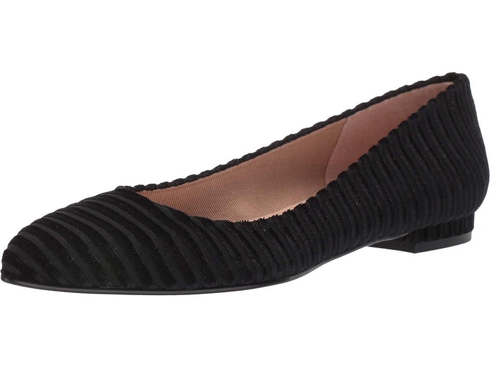 French Sole Elka (Black Bremen Velvet) Women's Shoes Product Image