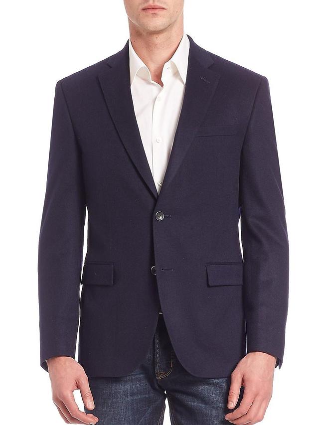 Mens COLLECTION Solid Cashmere Blazer Product Image