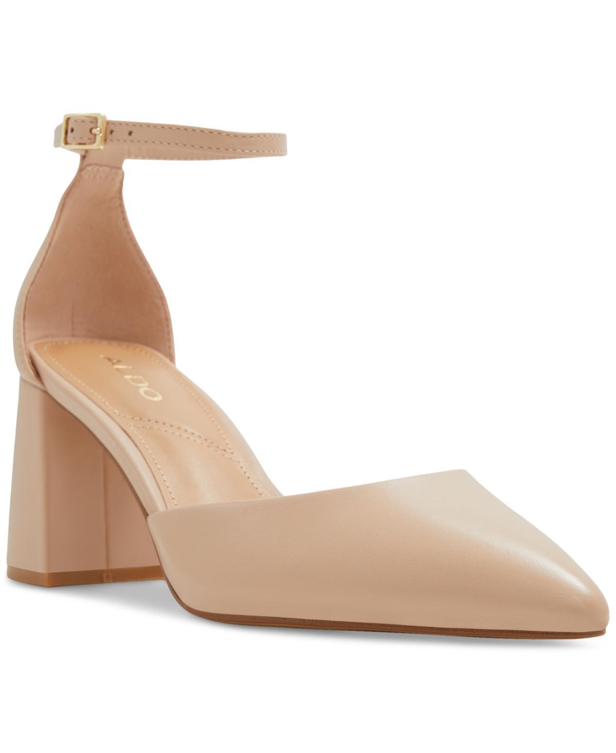 ALDO Jan Leather Ankle Strap Pumps Product Image