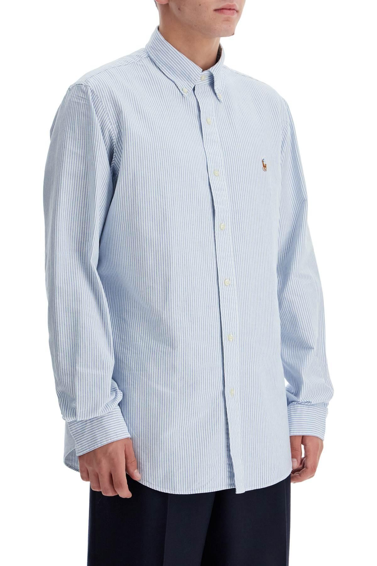 POLO RALPH LAUREN "striped Oxford Custom Fit Shirt" In Multi Product Image