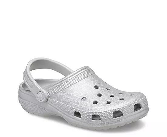 Crocs Womens Classic Glitter Clogs Product Image