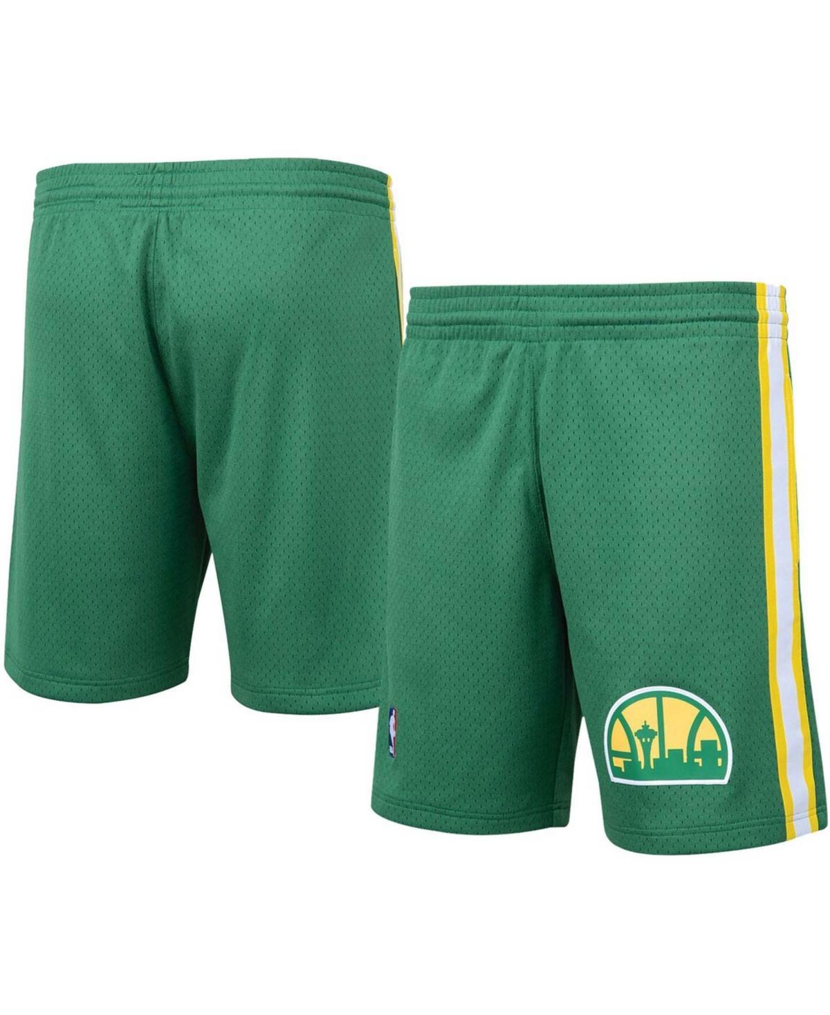 Mens Green Seattle Supersonics Hardwood Classics Logo Swingman Shorts Product Image