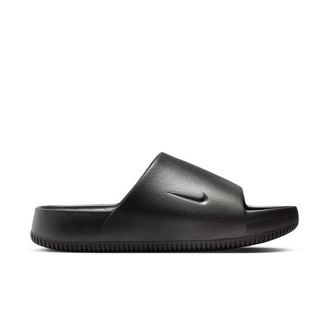 Nike Mens Nike Calm Slides - Mens Shoes Black/Black Product Image