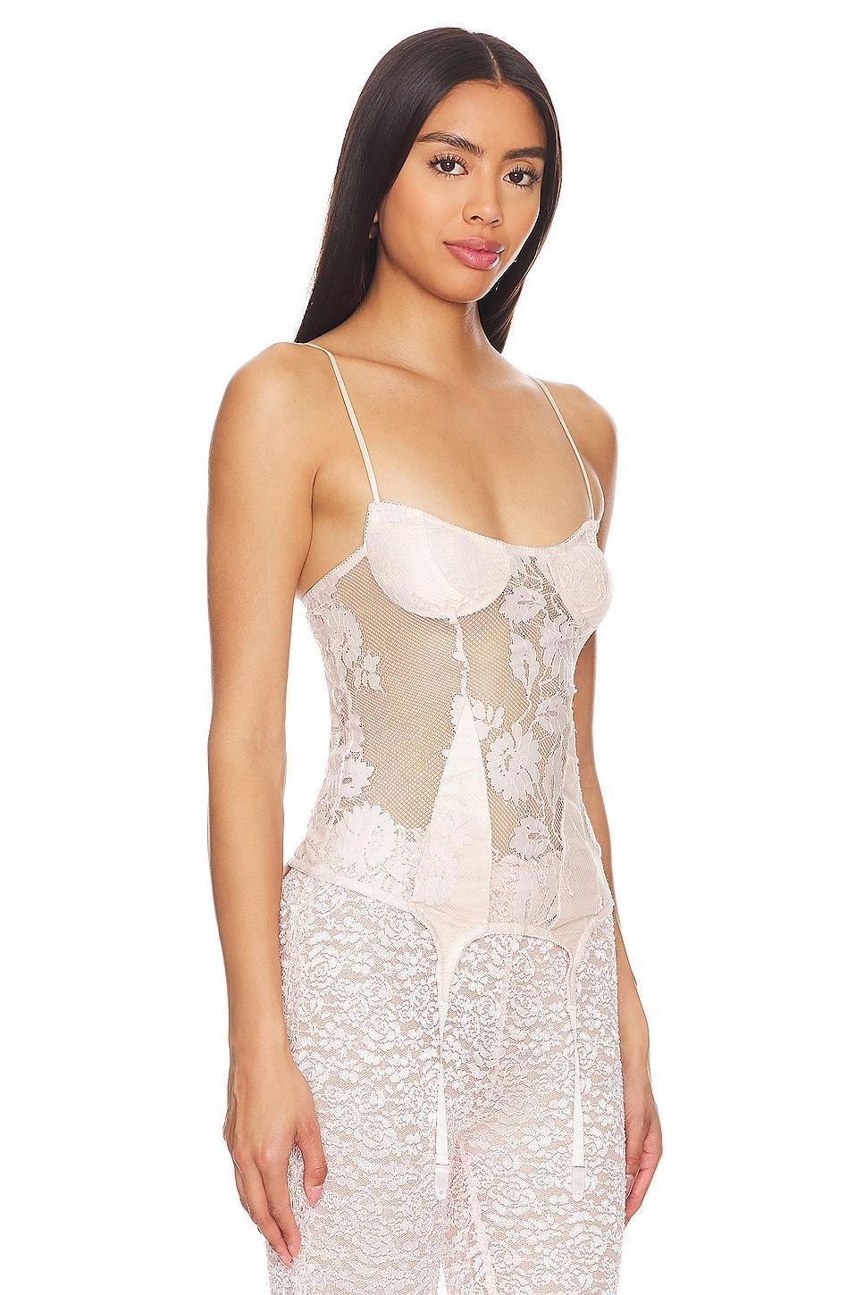 Lace Corset Top Yuhan Wang Product Image