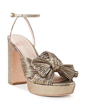 Womens Natalia Pleated Platform Sandals Product Image