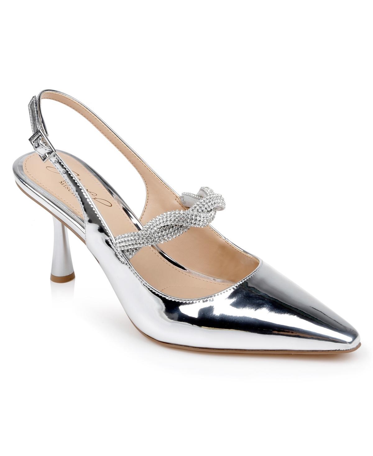 Jewel Badgley Mischka Womens Tierney Slingback Pumps Product Image