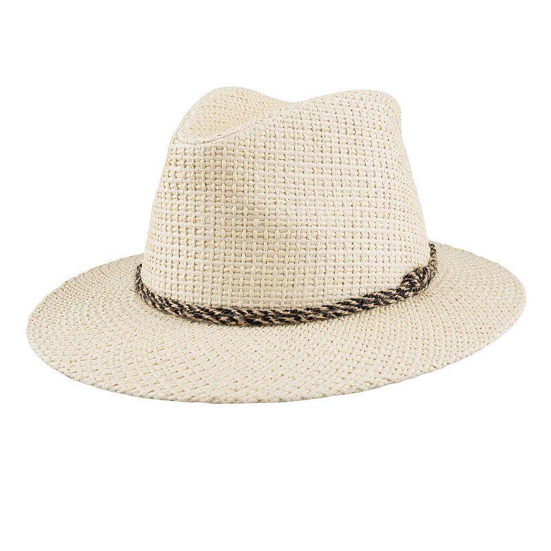 Mens Levis Straw Twisted Cord Panama Hat Product Image