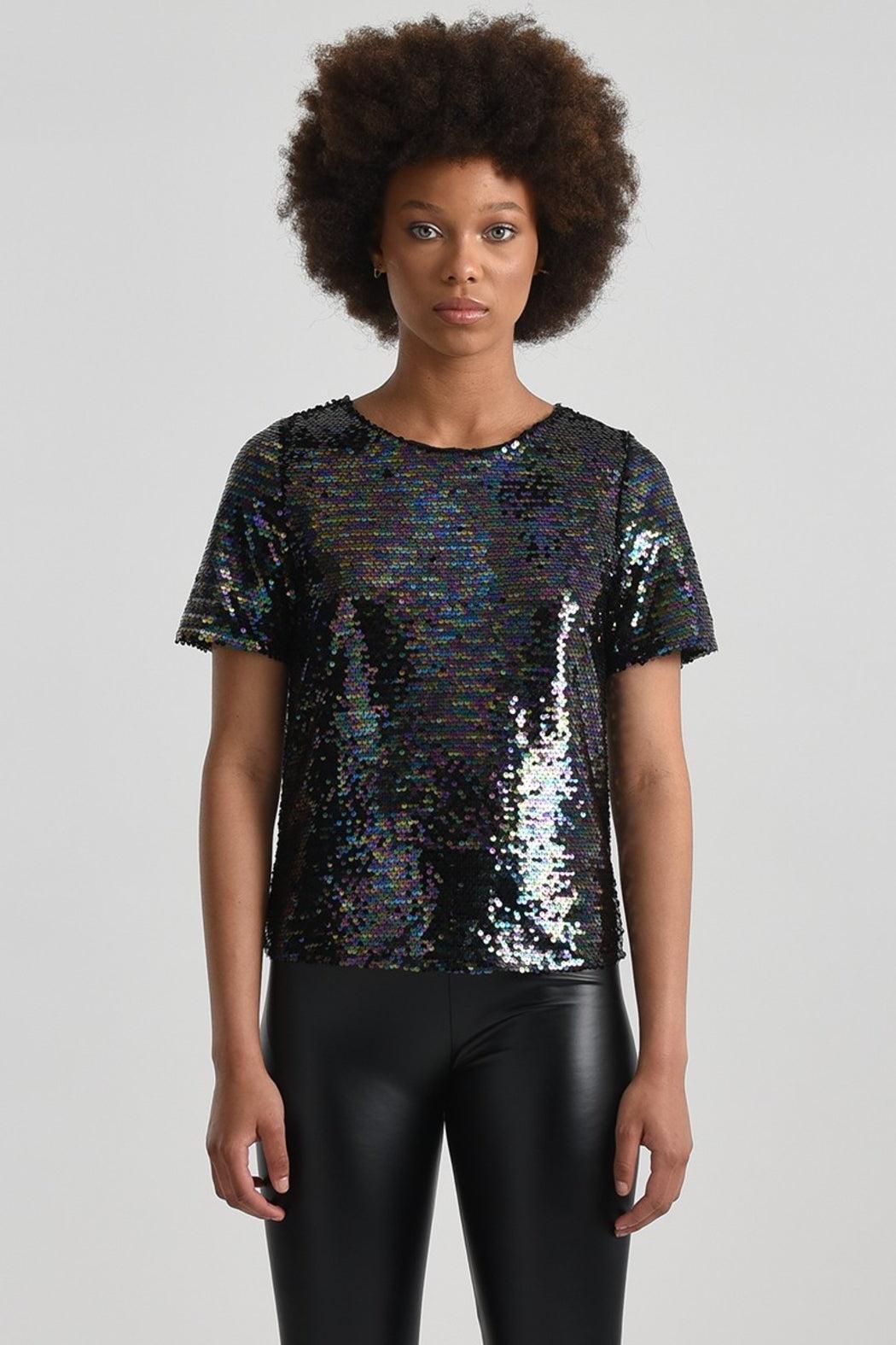 SEQUIN TEE SHIRT Female Product Image