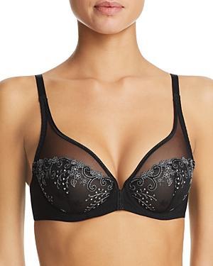 Simone Perele Delice Sheer Underwire Plunge Bra Product Image