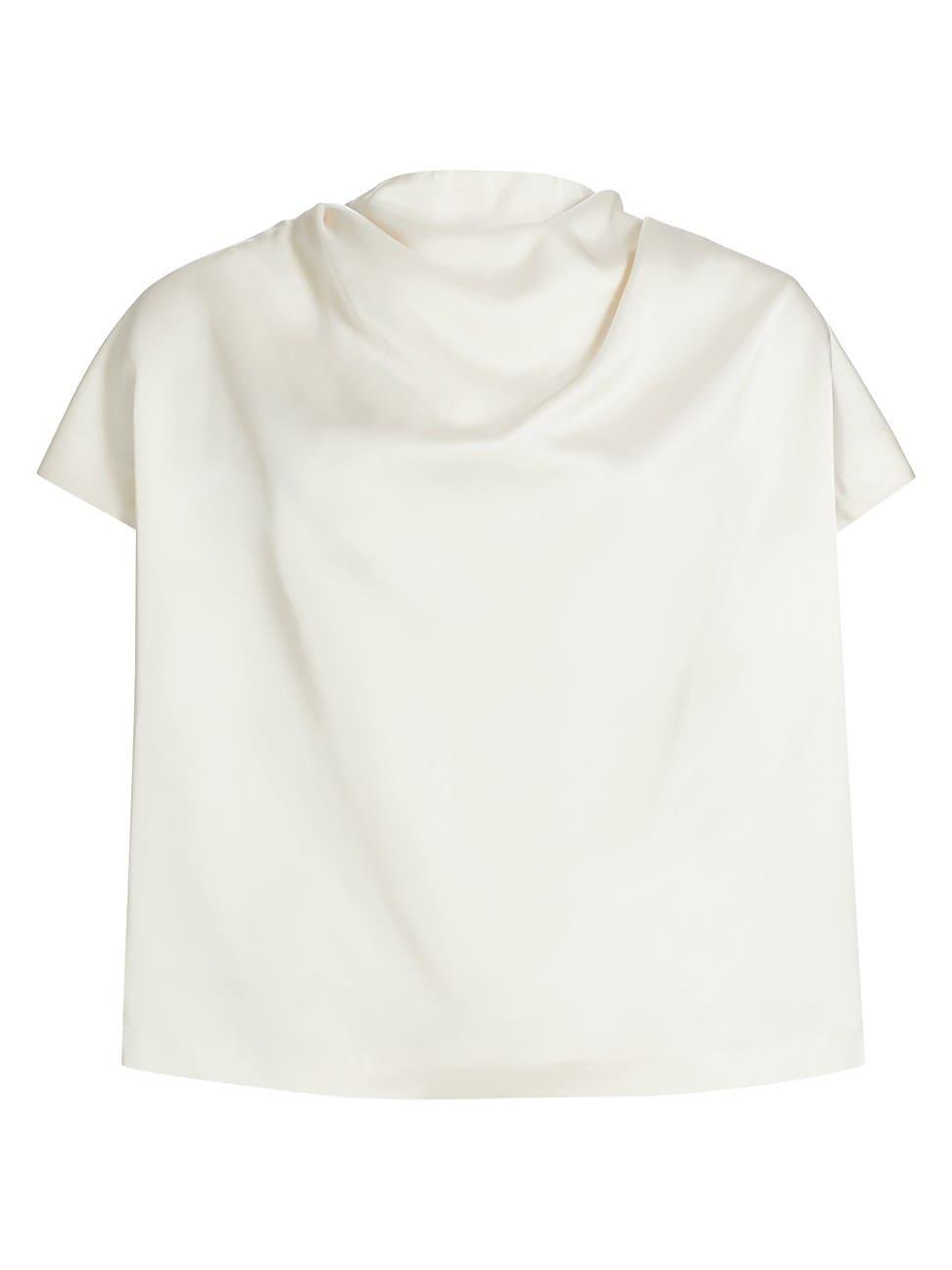 Womens Draped Cowl Neck Top Product Image