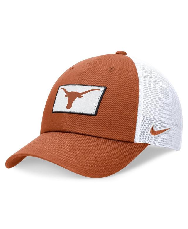 Mens Nike Texas Orange/White Texas Longhorns Primetime Club Trucker Adjustable Hat Product Image