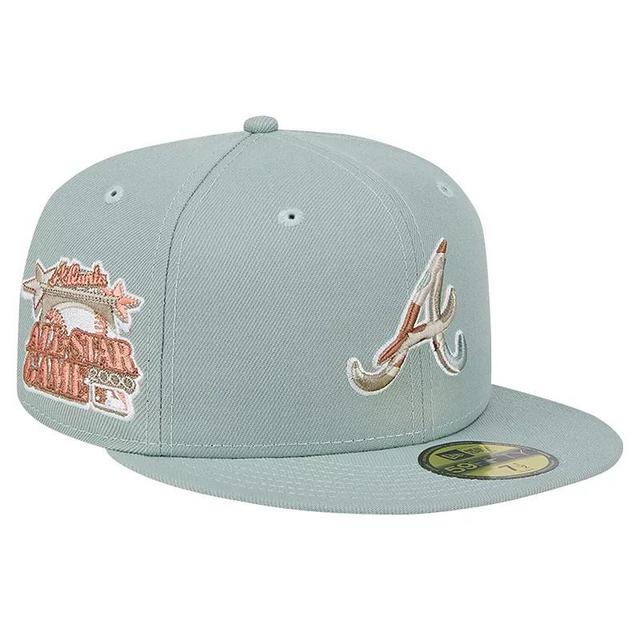 Mens New Era Atlanta Braves Spring Forest 59FIFTY Fitted Hat Product Image