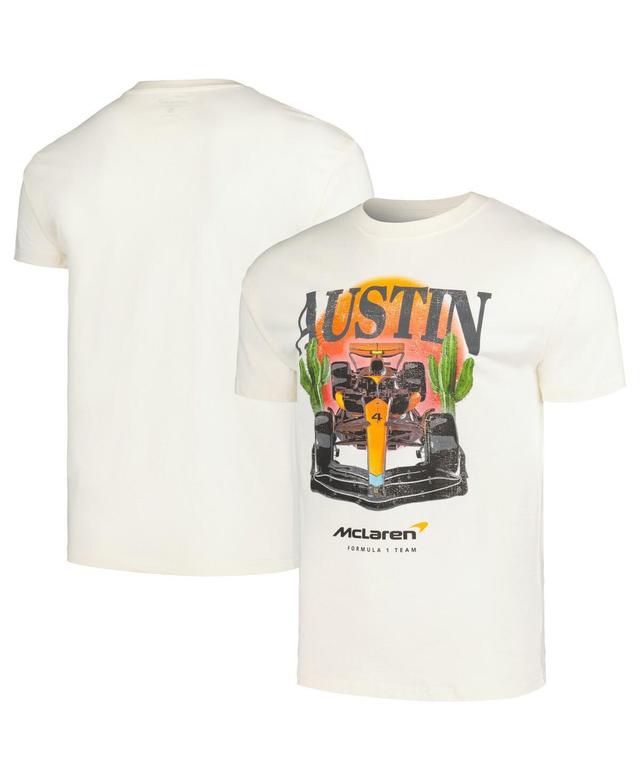 Outerstuff Mens Natural McLaren F1 Team 2024 United States Grand Prix All Speed T-Shirt Product Image