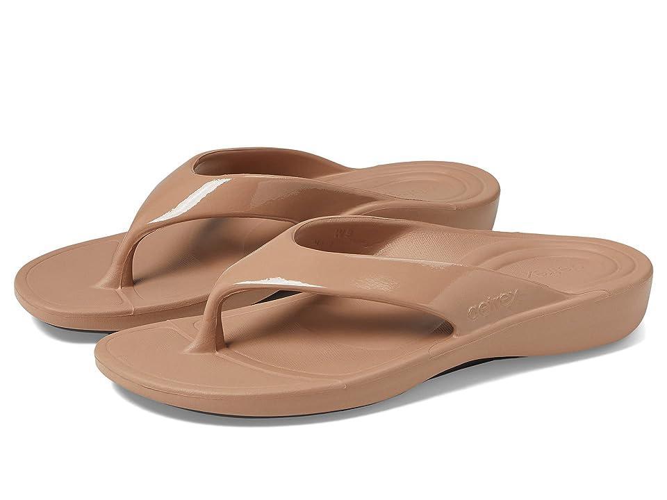 Aetrex Maui Flip Flop   Women's   Light Brown   Size 5   Sandals   Flip Flop Product Image