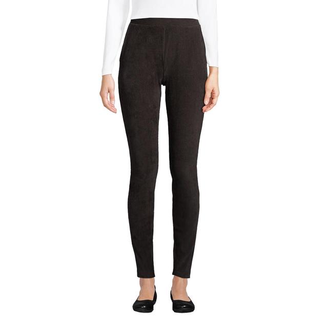 Womens Lands End Sport High-Rise Corduroy Leggings Product Image