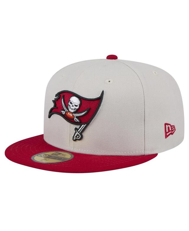 New Era Mens Tampa Bay Buccaneers Stoney 59FIFTY Fitted Hat - Stone Product Image