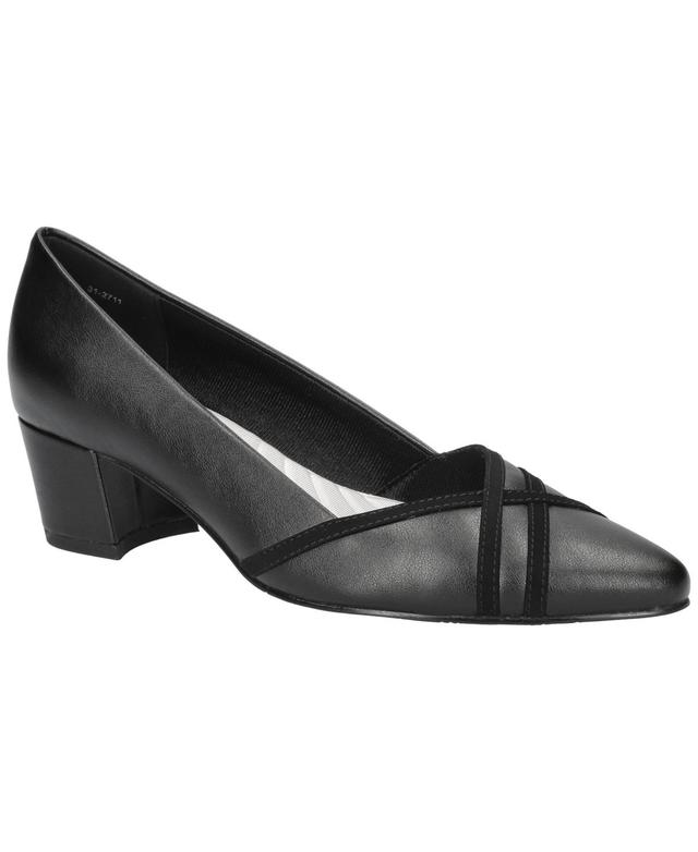 Easy Street Womens Lotus Block Heel Pumps Product Image