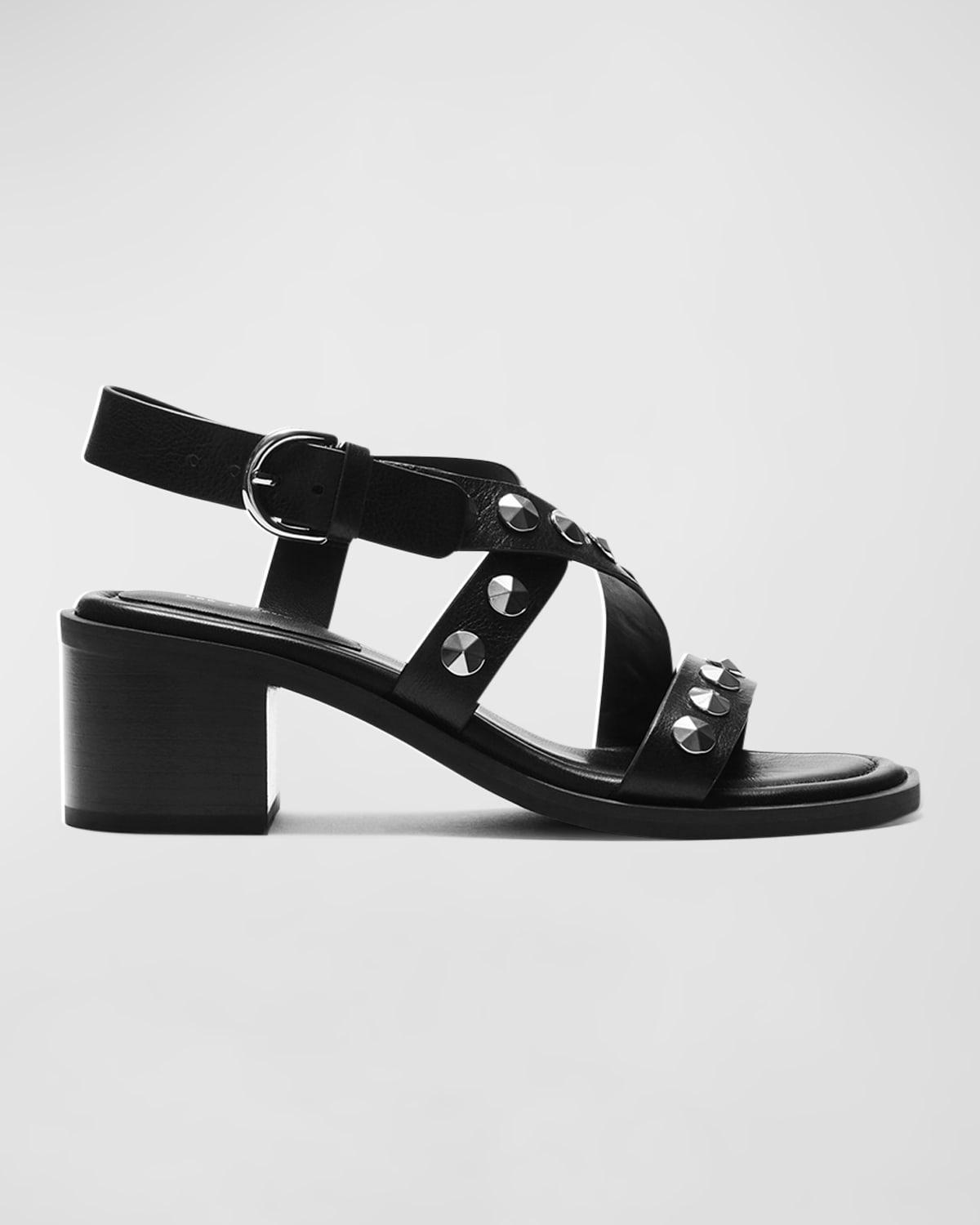 rag & bone Geo Stud Block Heel Sandal Product Image