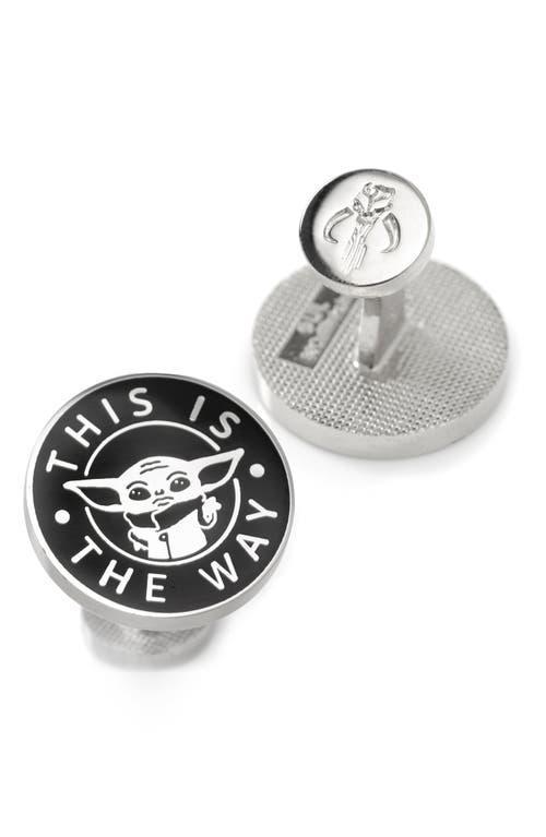 Mens Grogu This Is The Way Cufflinks Product Image