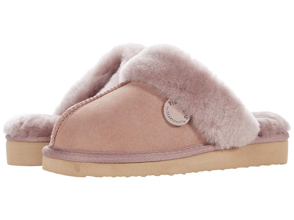 Fireside by Dearfoams Sydney Scuff Womens Slippers Brown Product Image