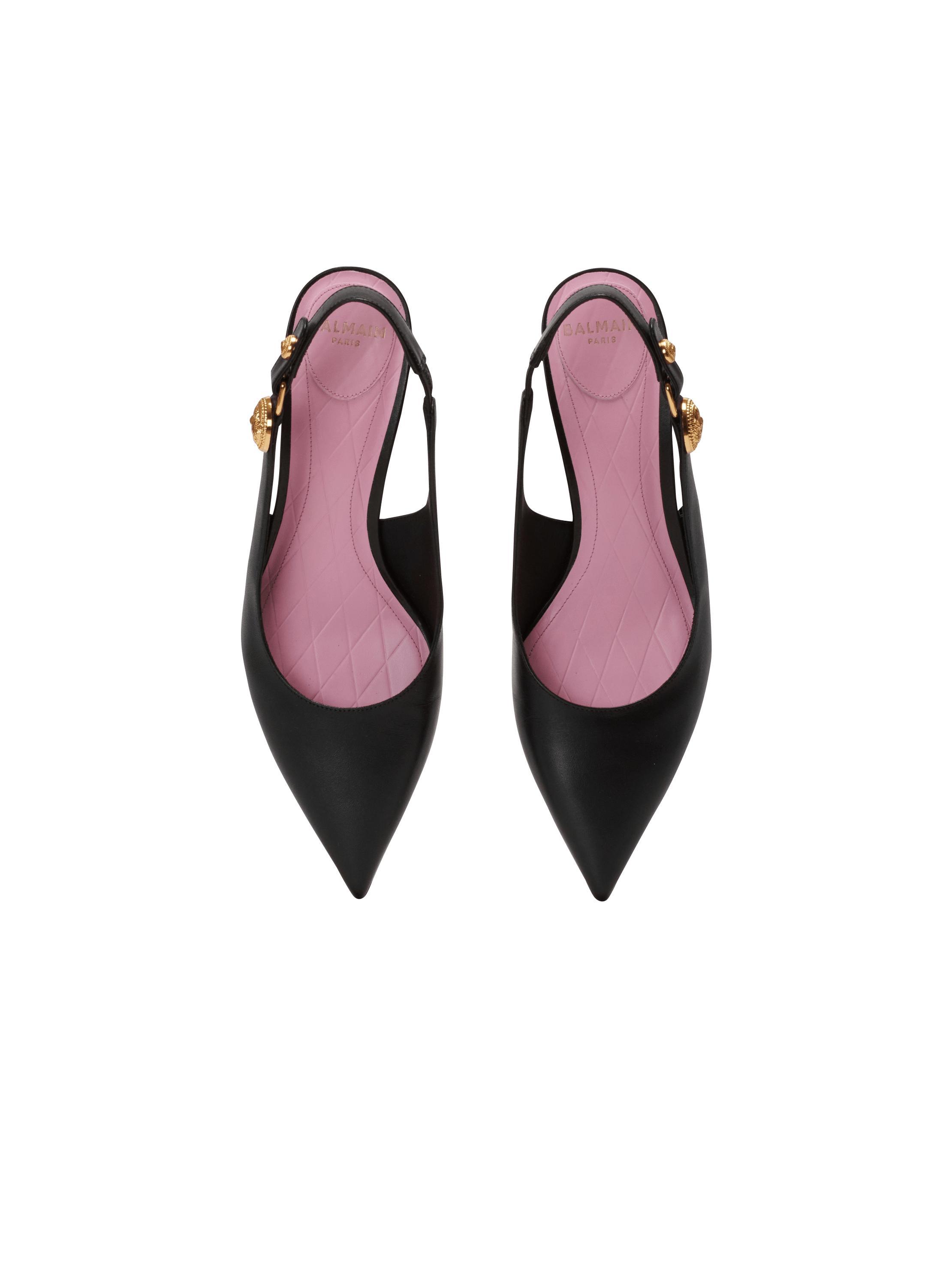 Eva kitten slingbacks in calfskin Product Image