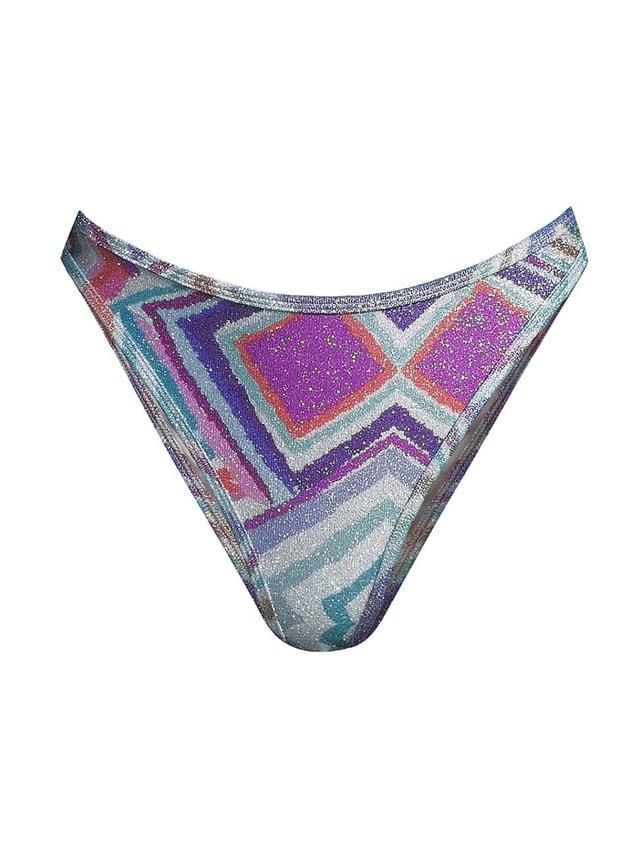 Womens Isla Geometric Bikini Bottom Product Image