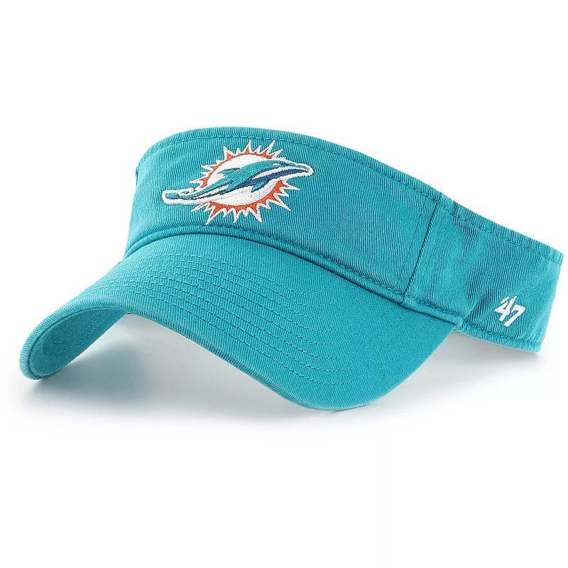 Mens 47 Aqua Miami Dolphins Clean Up Visor, Turquoise A Product Image