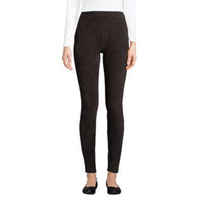 Petite Sport Knit High Rise Corduroy Leggings Product Image