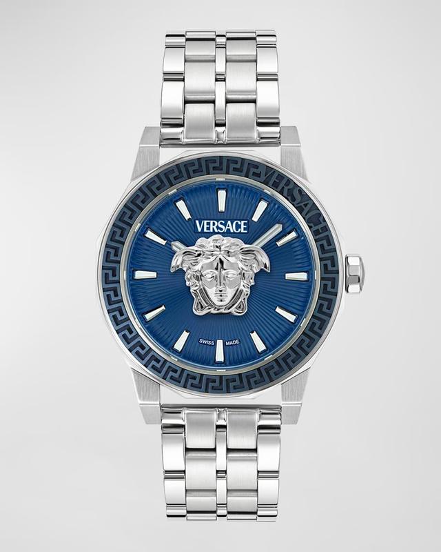 Men's Medusa Deco Stainless Steel Bracelet Watch, 43mm Product Image