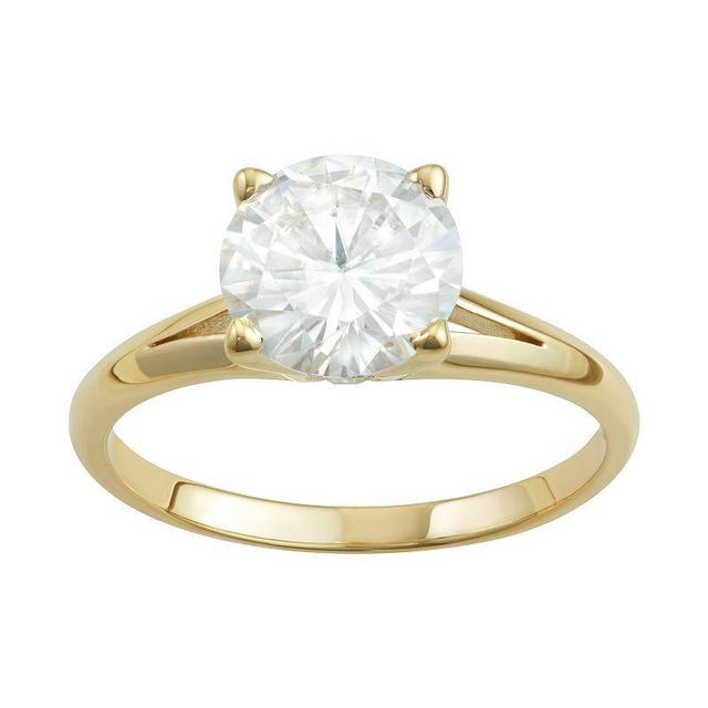 Charles & Colvard 1.96 Ct. T.w. Lab Created Moissanite Solitaire Ring In 14K Gold, White Product Image