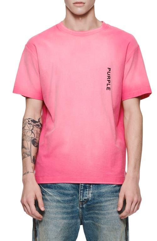 PURPLE BRAND Ombr Cotton Graphic T-Shirt Product Image