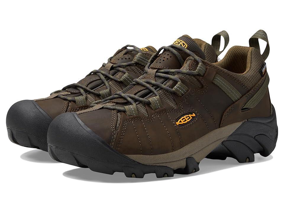 KEEN Targhee II Waterproof (Canteen/Dark Olive) Men's Shoes Product Image