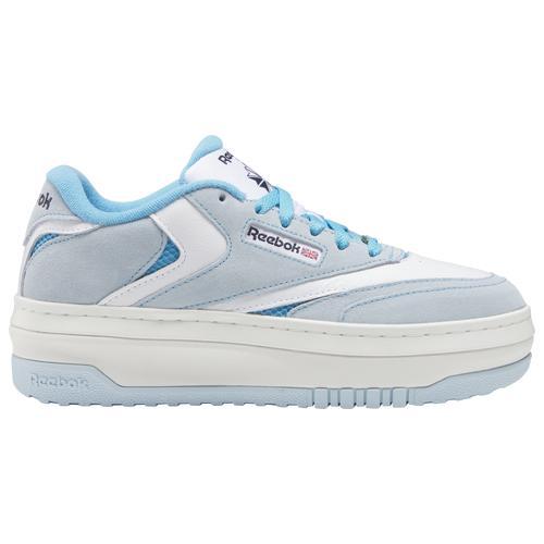 Reebok Womens Reebok Club C Extra - Womens Shoes Chalk/Pure Grey/Vintage Blue Product Image