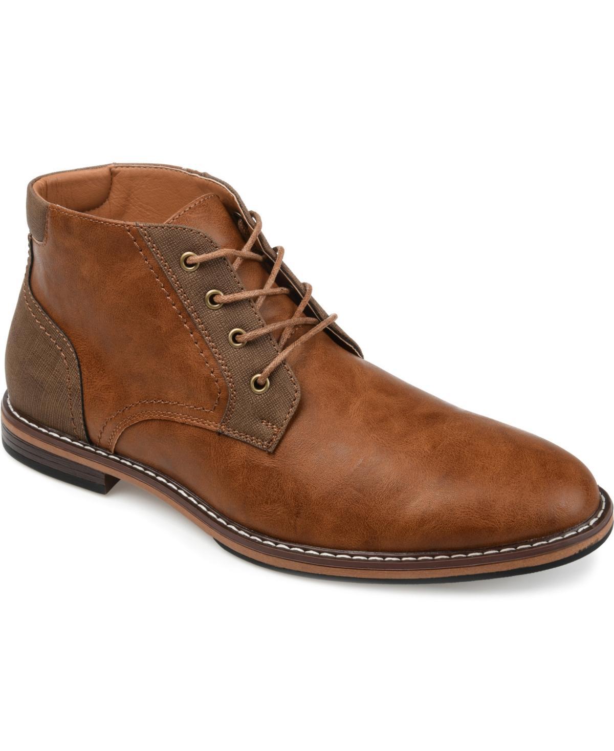 Vance Co. Franco Mens Plain Toe Chukka Boots Brown Product Image