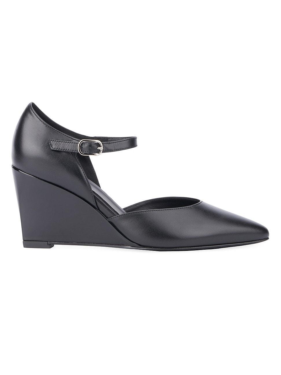 Womens Penelopy 73MM Leather Wedge Pumps Product Image