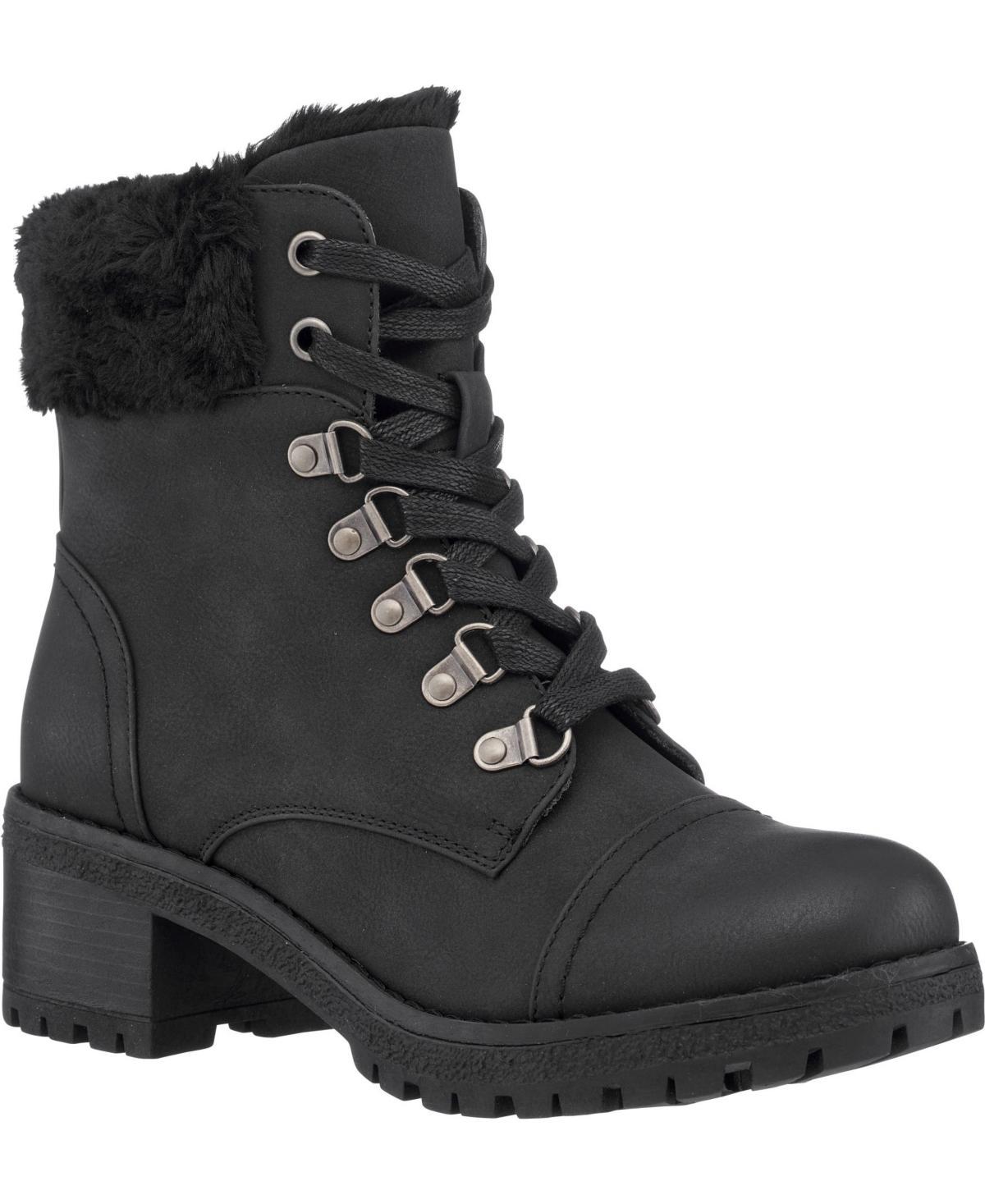 Gc Shoes Womens Joan Lace Up Lug Sole Boots Product Image