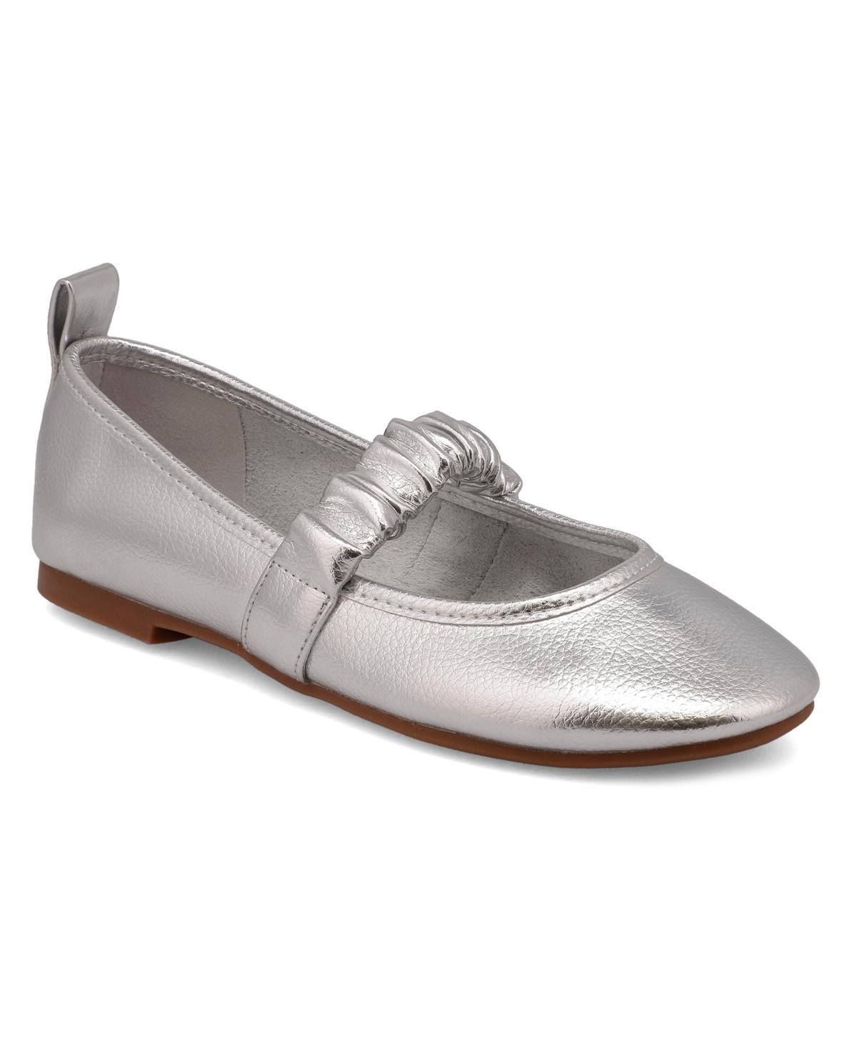 Mia Womens Uliana Mary-Jane Leather Flats Product Image