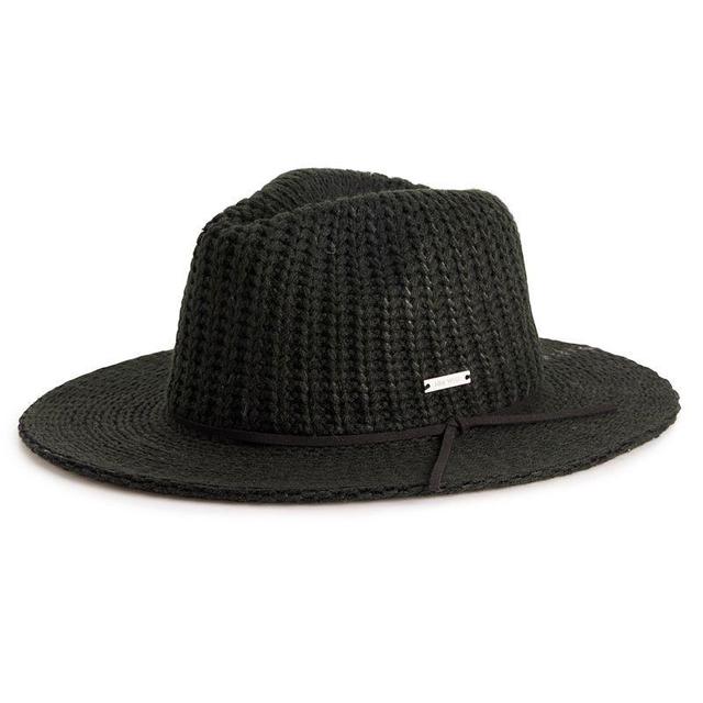 Womens Nine West Ribbed Knit Packable Panama Hat Product Image