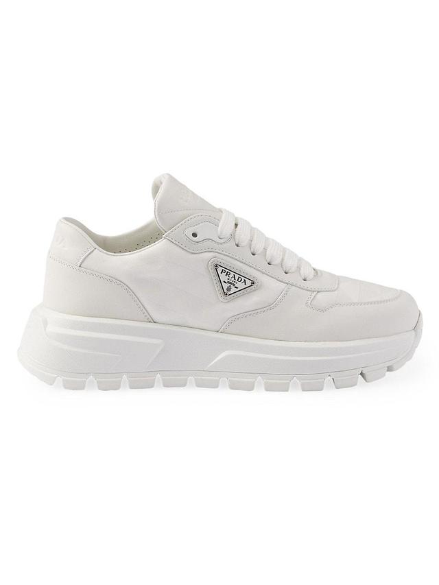 Womens Prax 01 Re-Nylon and Leather Sneakers Product Image