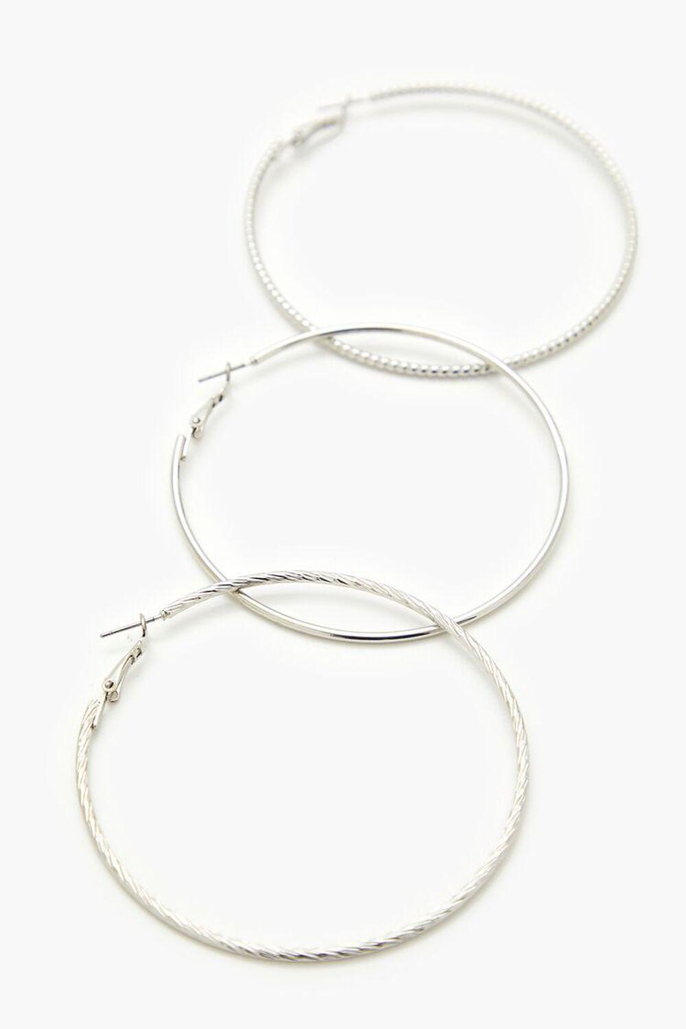 Etched Hoop Earring Set | Forever 21 Product Image