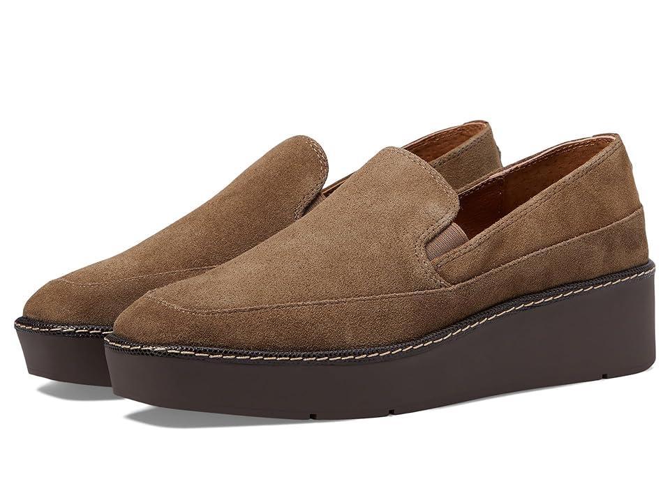 Donald Pliner Wallis Suede Wedge Loafers Product Image