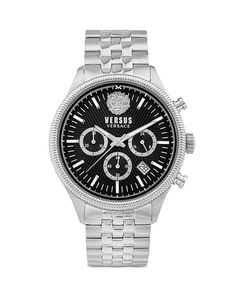 Versus Versace Mens Chronograph Date Quartz Colonne Gold-Tone, black Stainless Steel Bracelet 44mm Product Image