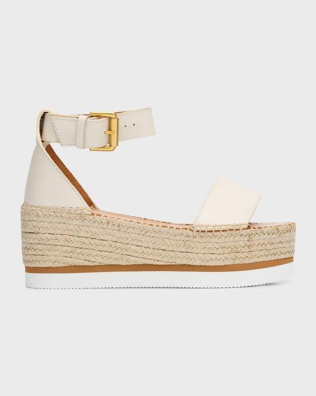 See by Chloe Womens Glyn Ankle Strap Espadrille Platform Sandals Product Image