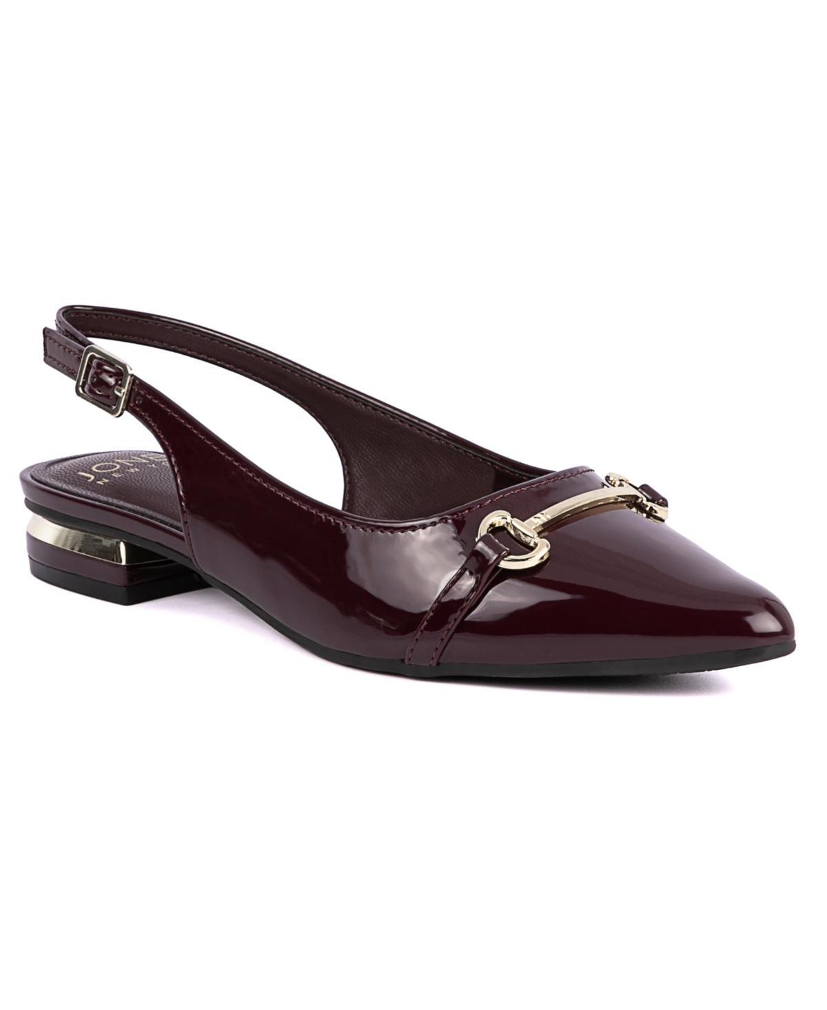 Jones New York Womens Quaden Pointed Toe Slingback Flats Product Image