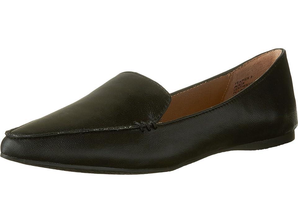 Steve Madden Feather Loafer Flat Leather) Women's Dress Flat Shoes Product Image