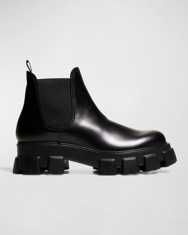 Mens Monolith Brushed Leather Chelsea Boots Product Image