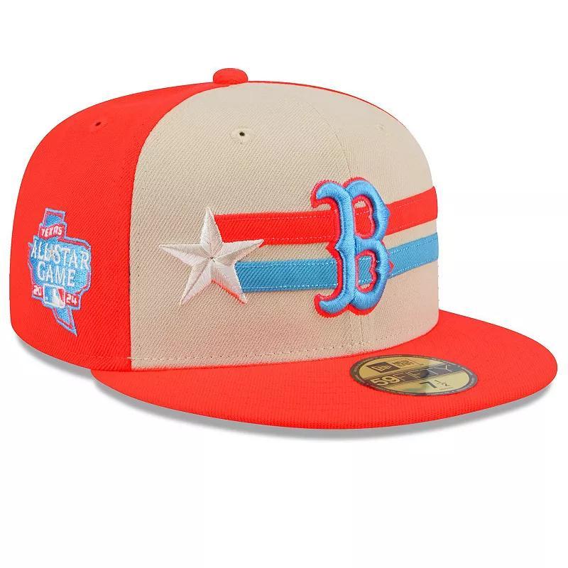 Mens New Era Cream Boston Red Sox 2024 MLB All-Star Game 59FIFTY Fitted Hat Product Image