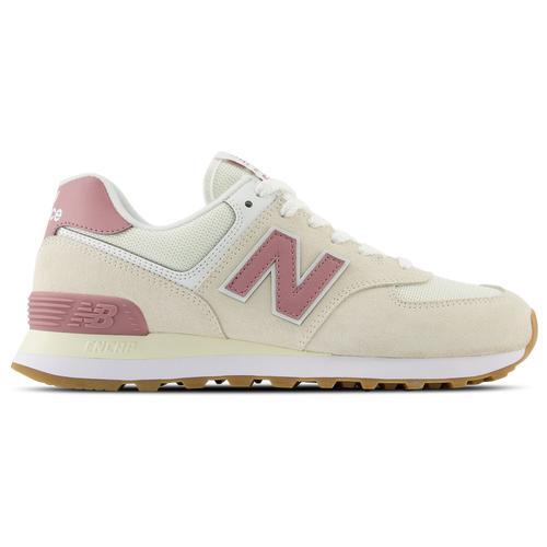 New Balance Womens New Balance 574 - Womens Running Shoes Tan/Pink Product Image