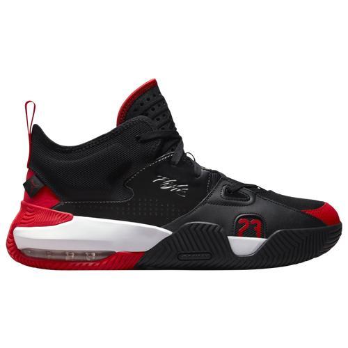 Jordan Mens Stay Loyal 2 - Basketball Shoes White/Black/Red Product Image